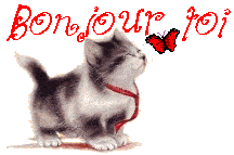Gif animé bonjour
